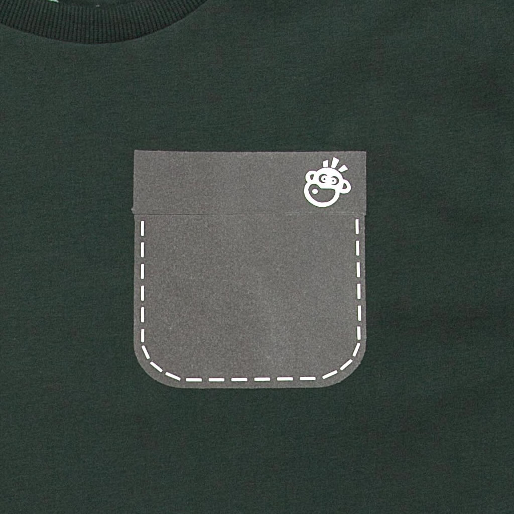 Brushed Jersey Soft Touch Suede Pocket T-Shirt - 3